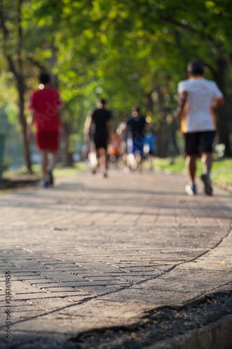 jogging