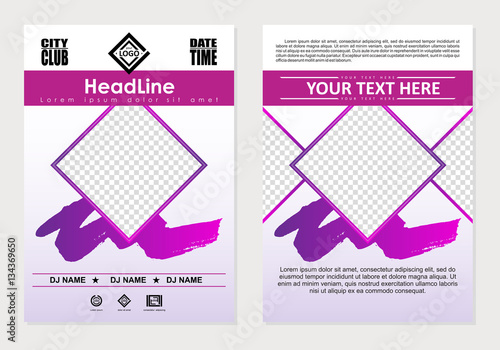 Abstract vector template design, vertical flayers, brochure, web sites, page, leaflet, with colorful watercolor paint splash