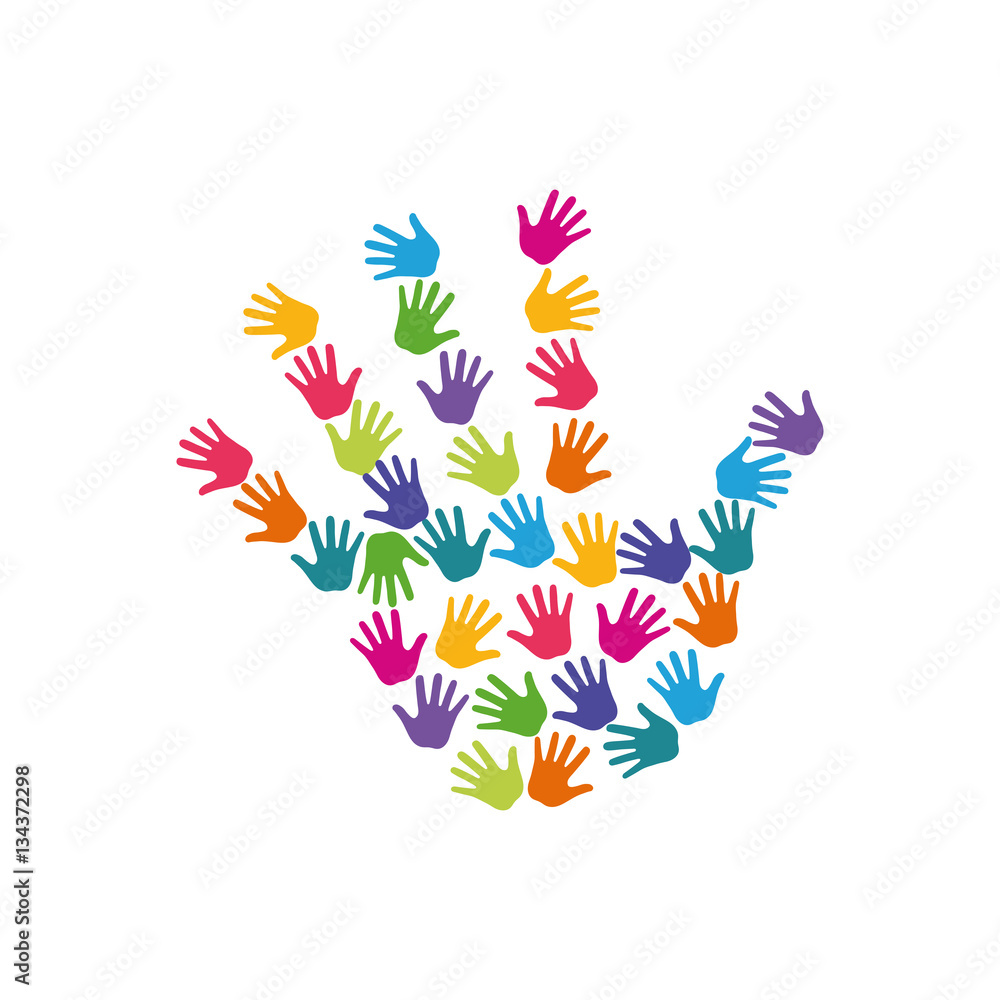 Human hand symbol icon vector illustration graphic design Human hand symbol icon vector illustration graphic design