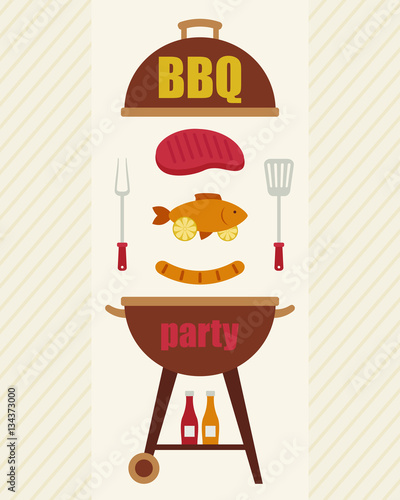 Barbecue party invitation