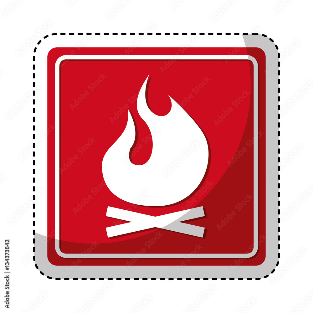 fire flame sign isolated icon vector illustration design fire flame sign isolated icon vector illustration design