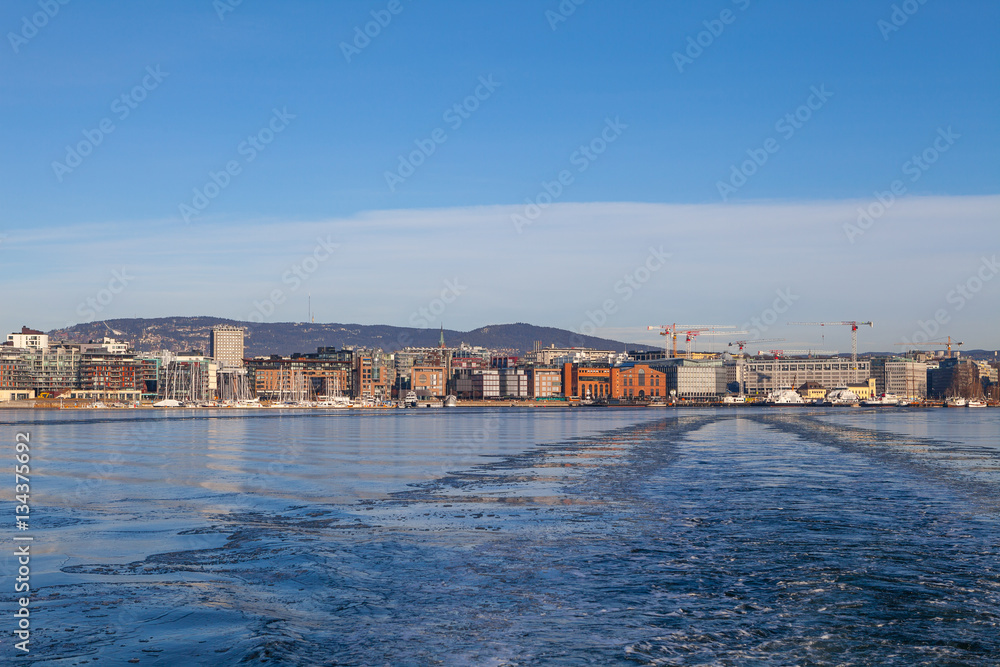 View on Oslo and the harbor.