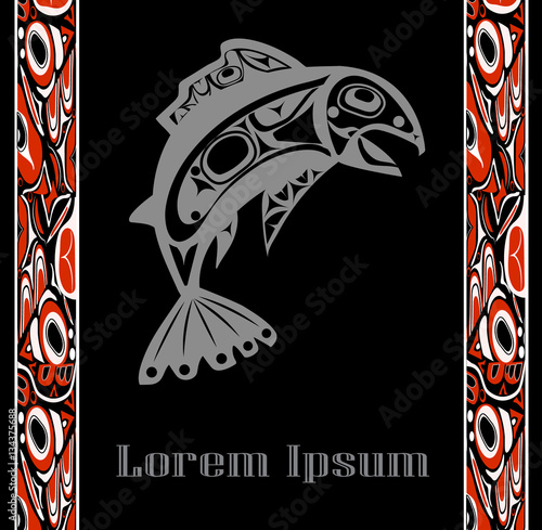 Native fish Vector