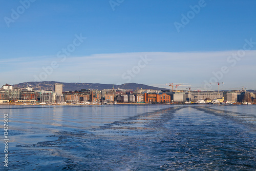 Fototapeta Naklejka Na Ścianę i Meble -  View on Oslo and the harbor.