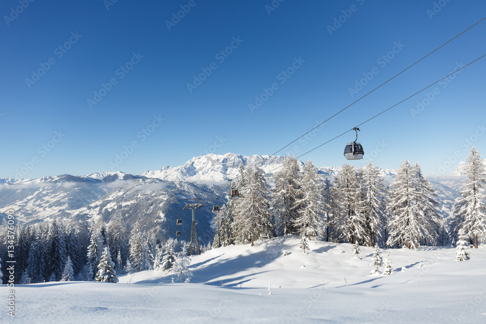 Skigebiet Sankt Johann Alpendorf, Österreich 