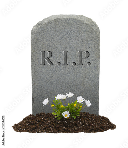 Vászonkép RIP Headstone