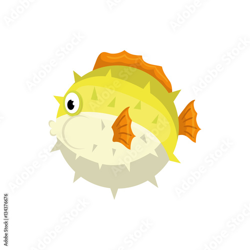 Sea fish animal icon vector illustration graphic design