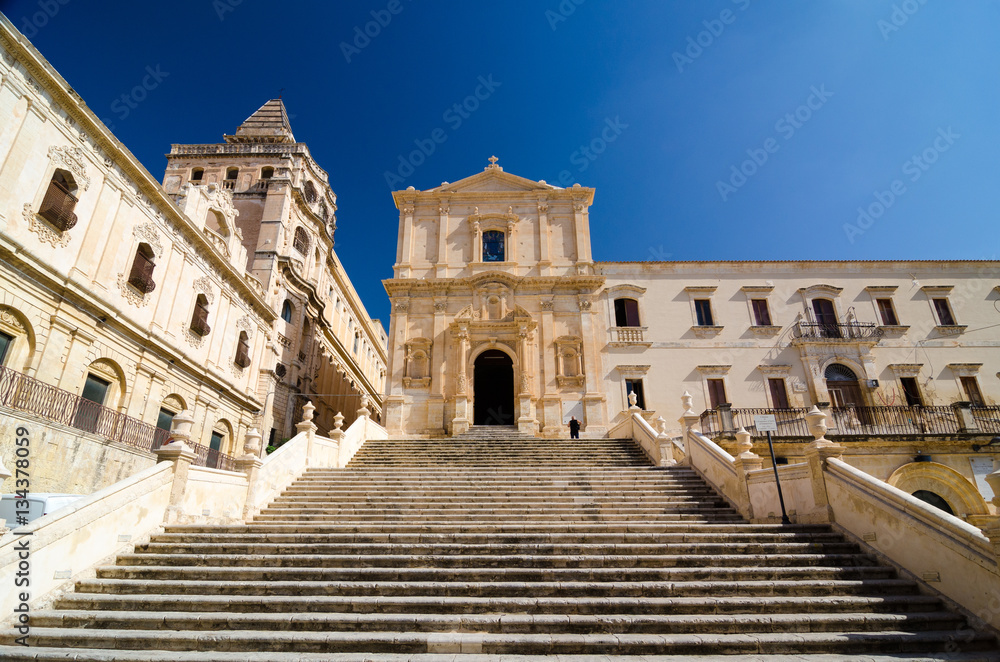 Church of Saint Francis Immaculate in the Noto, Sicily, Italy.