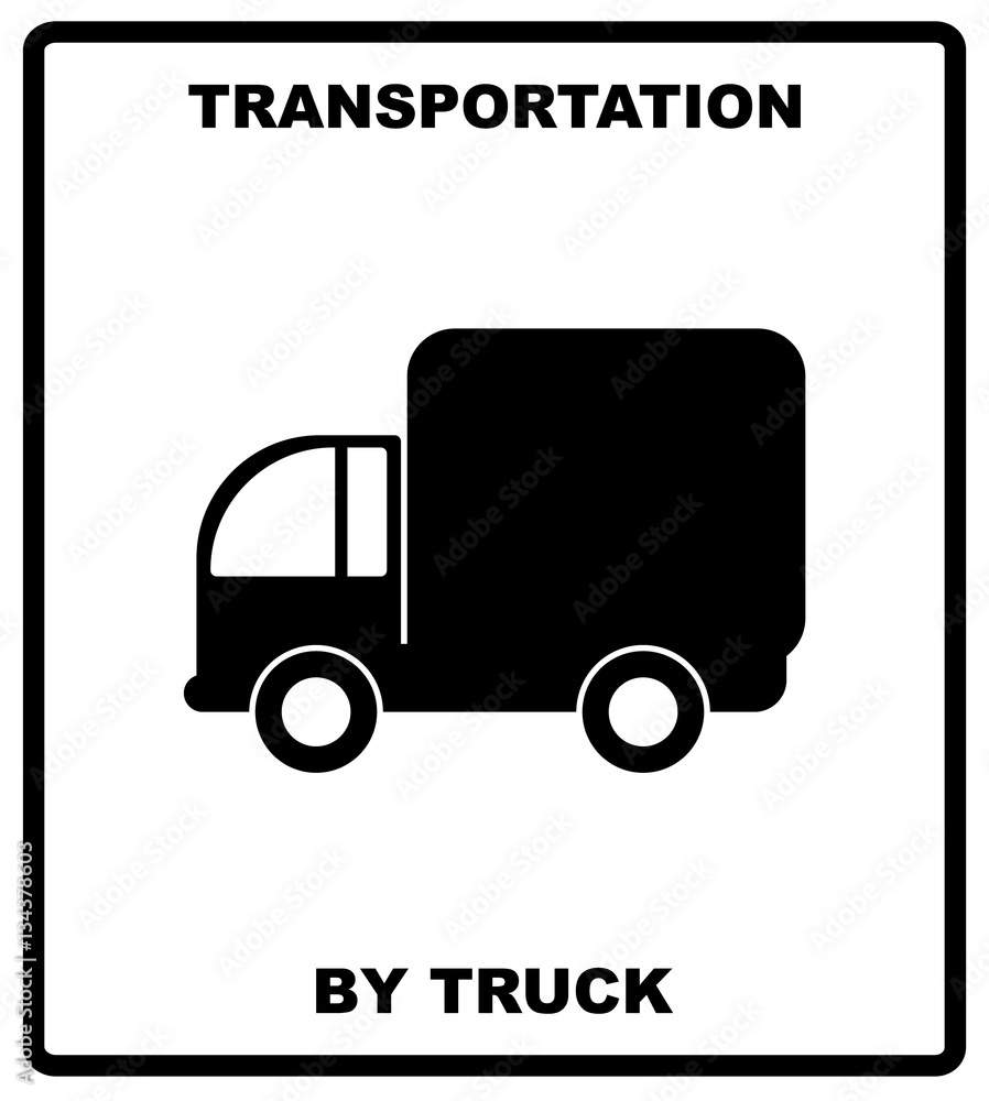 Passenger and cargo transportation by sea, railways, aircraft, trucks- vector illustration. Cargo shipping banner for box. Vector illustration. Black silhouette isolated on white Passenger and cargo transportation by sea, railways, aircraft, trucks- vector illustration. Cargo shipping banner for box. Vector illustration. Black silhouette isolated on white
