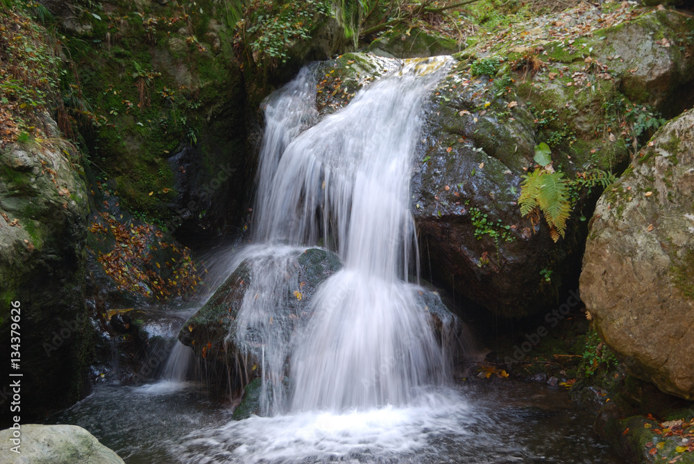 Berkovsky waterfall in autumn
