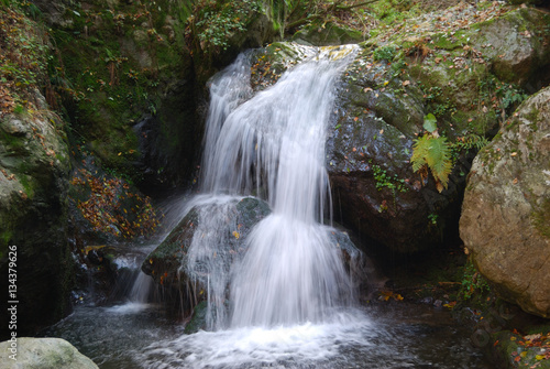 Berkovsky waterfall in autumn 