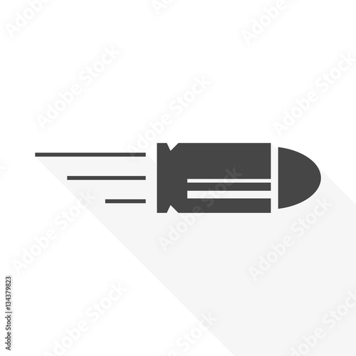 Bullet Icon Flat Graphic Design - vector  Illustration