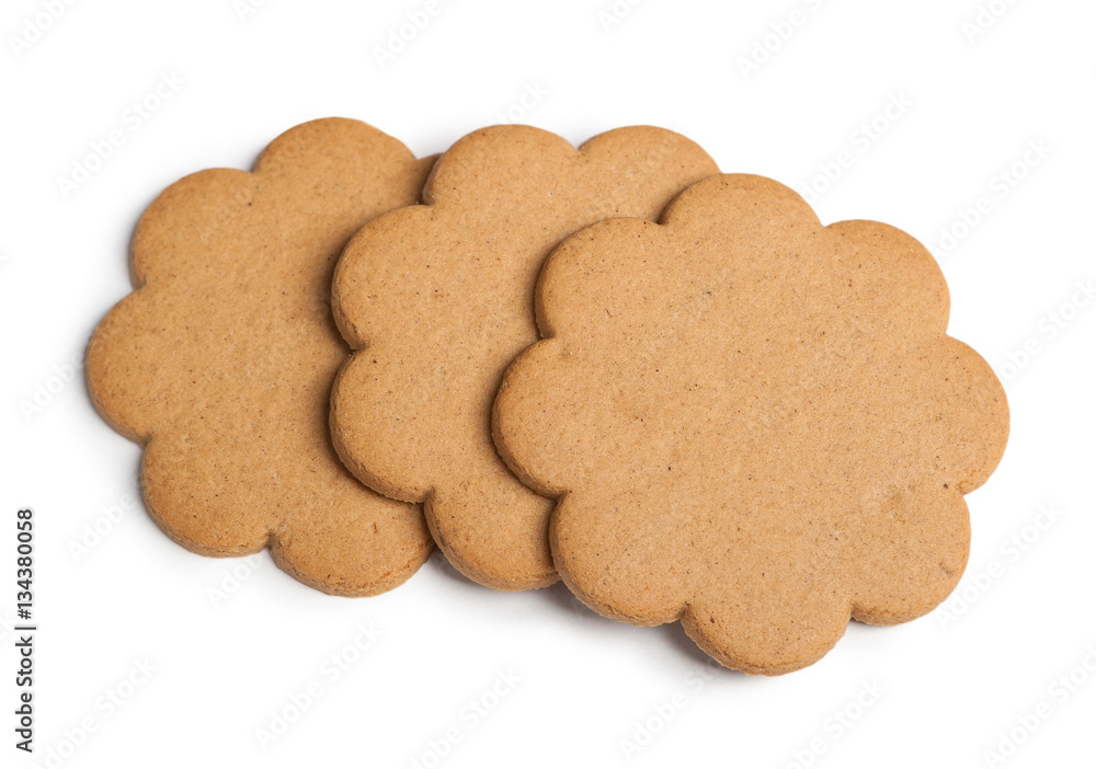 Gingerbread cookies isolated Gingerbread cookies isolated