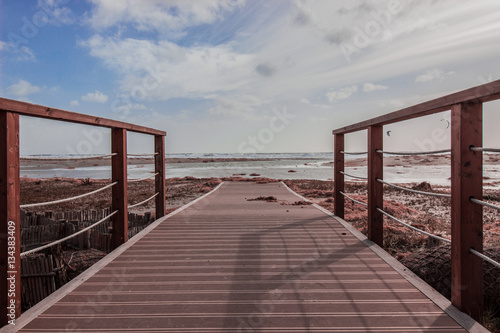 Terrace over sea