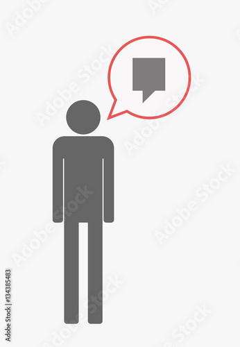 Isolated pictogram with a tooltip