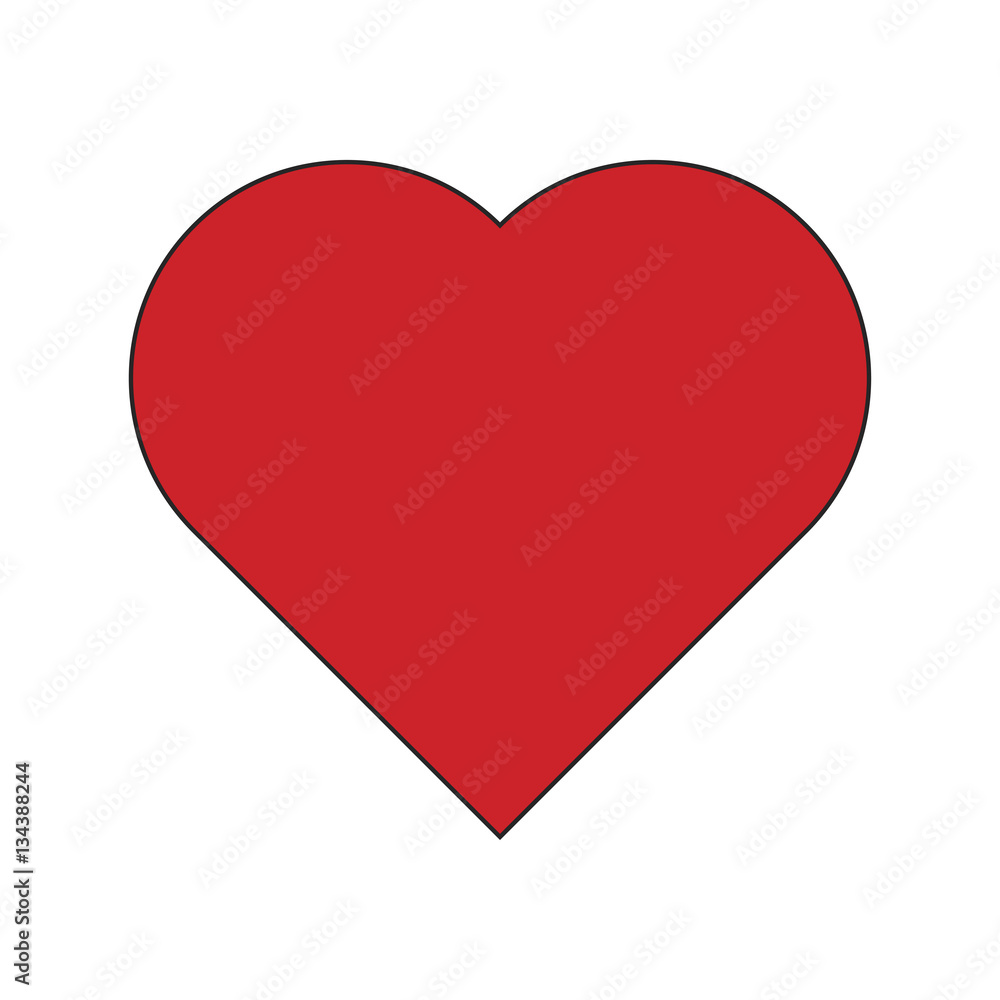 heart shape vector symbol icon design. heart shape vector symbol icon design.