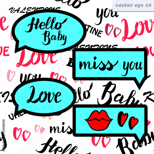 love speech bubble