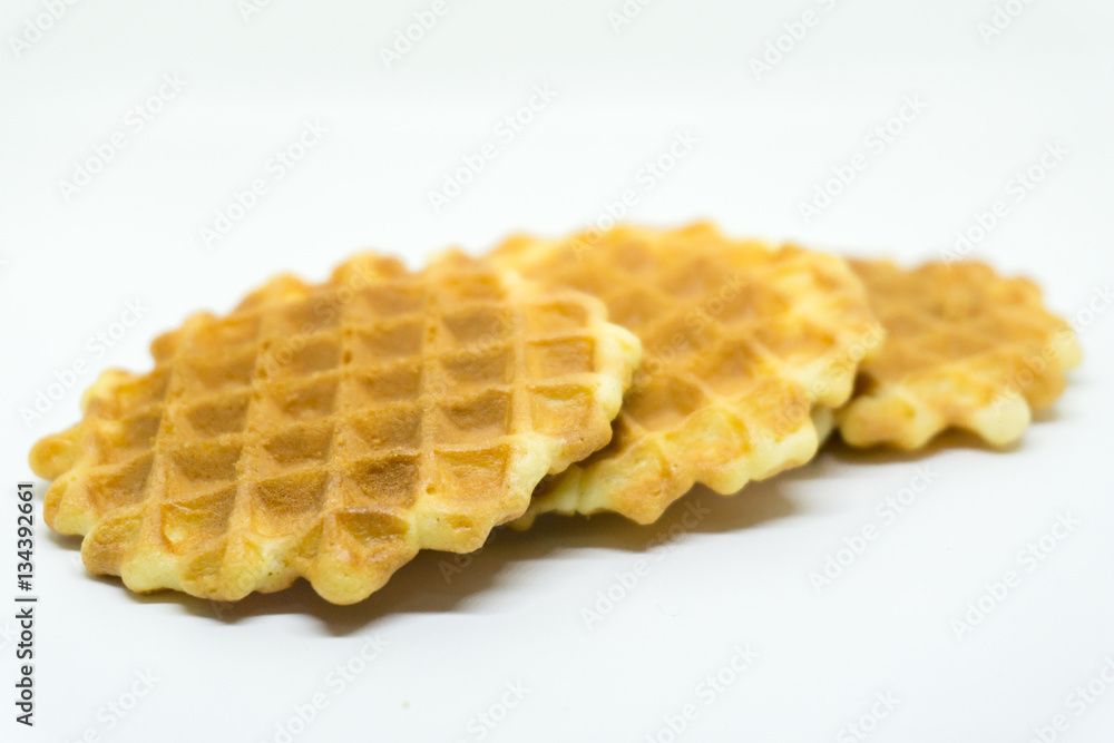 waffles isolated on white background waffles isolated on white background