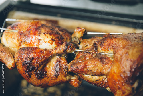 Grillhänchen - Broiler am Spieß