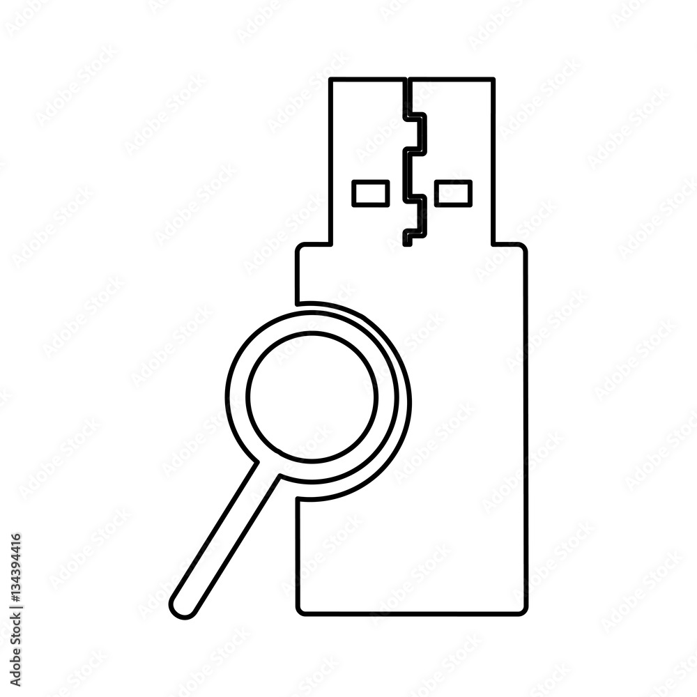 usb memory isolated icon vector illustration design usb memory isolated icon vector illustration design