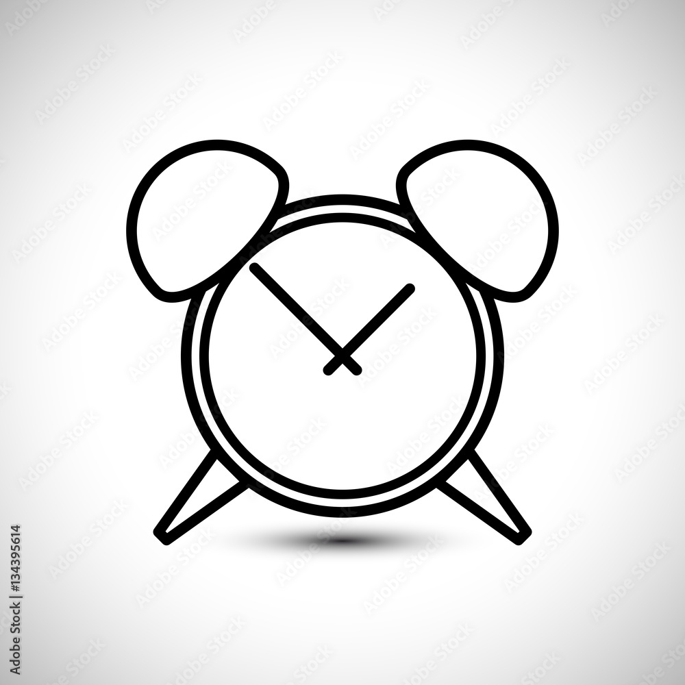 Alarm Clock Icon. Vector Illustration. Time Concept. Watch Icon Alarm Clock Icon. Vector Illustration. Time Concept. Watch Icon