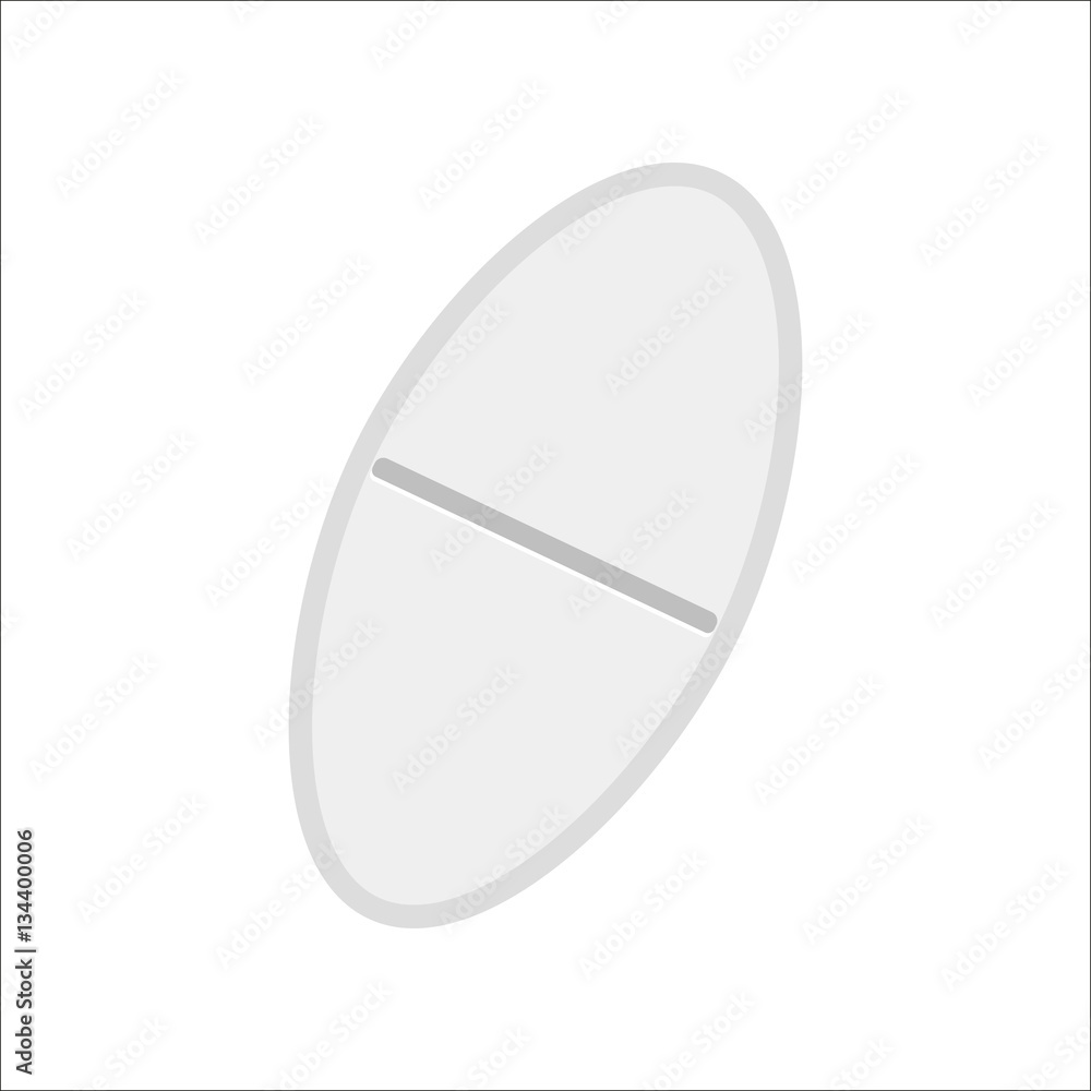 Tablet pill vector illustration. Tablet pill vector illustration.