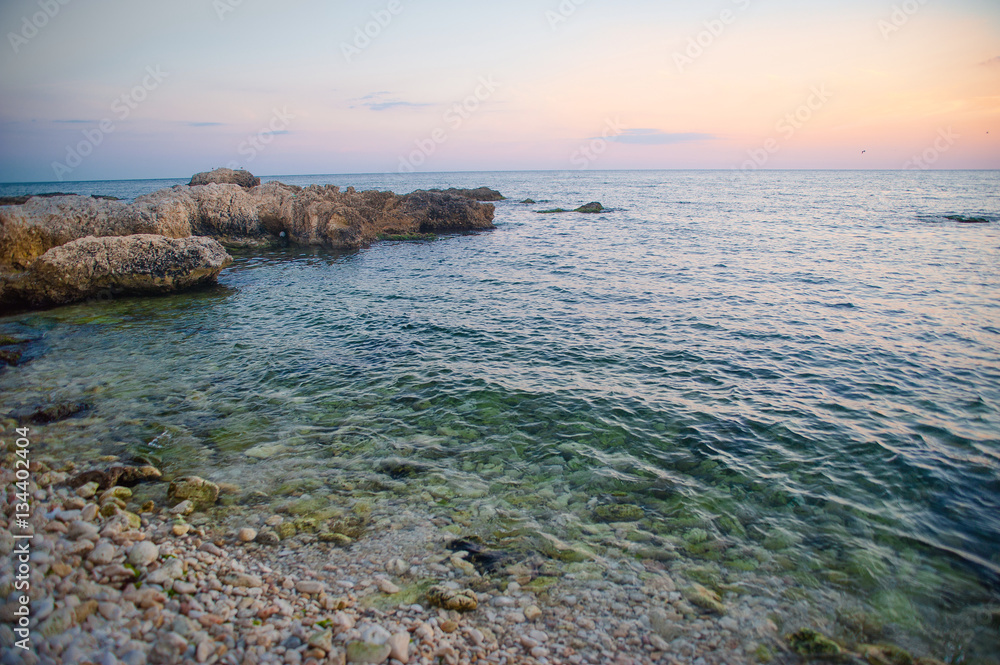 Mountain and sea. Nature composition. Mountain and sea. Nature composition.