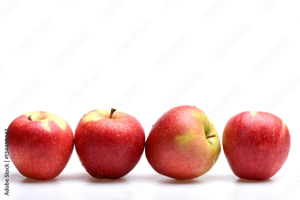 red apple fruit isolated on white red apple fruit isolated on white