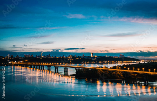 Paton Bridge, Kyiv, Ukraine