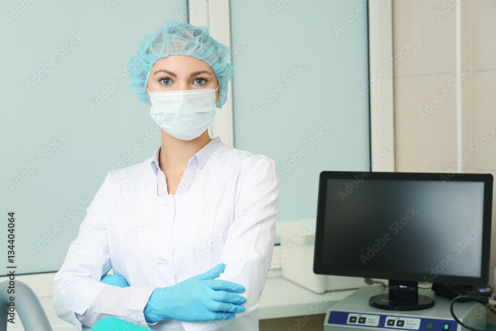 Young gynecologist in modern clinic room Young gynecologist in modern clinic room
