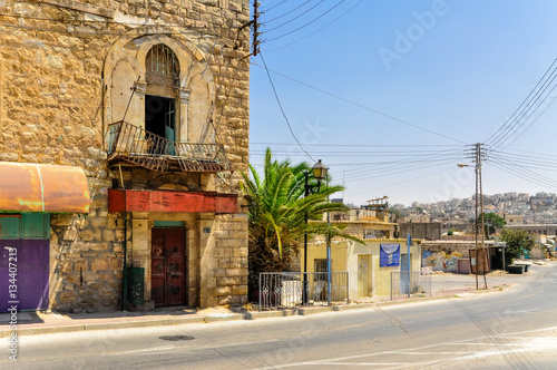 View of old city of Hebron, palestine photo