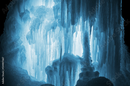 Photographie Huge ice icicles