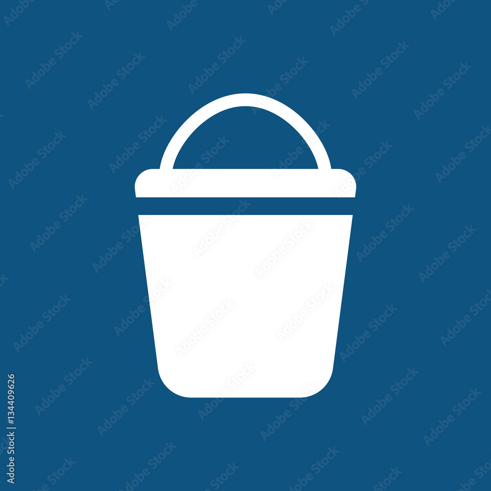 bucket icon, clean icon to use in web and mobile UI bucket icon, clean icon to use in web and mobile UI