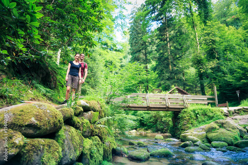 Young Couple Hiking