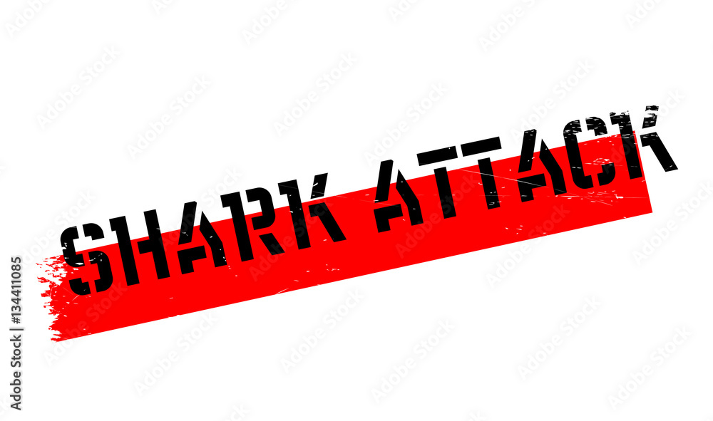 Shark Attack rubber stamp. Grunge design with dust scratches. Effects can be easily removed for a clean, crisp look. Color is easily changed. Shark Attack rubber stamp. Grunge design with dust scratches. Effects can be easily removed for a clean, crisp look. Color is easily changed.