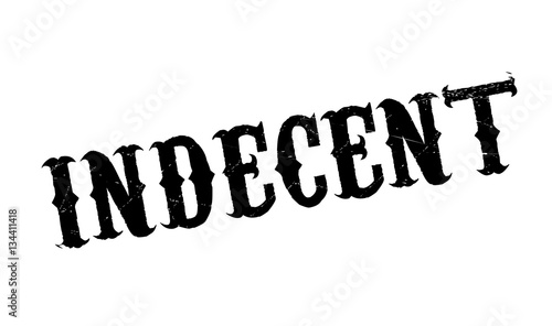 Indecent rubber stamp