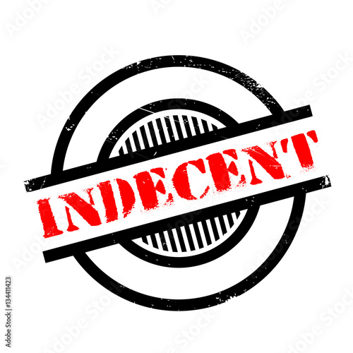 Indecent rubber stamp