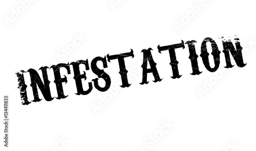 Infestation rubber stamp