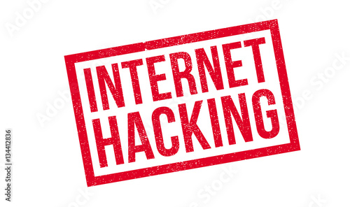 Internet Hacking rubber stamp