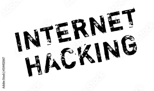 Internet Hacking rubber stamp