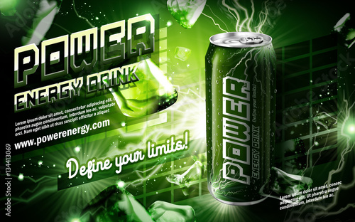 power drink green