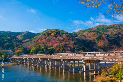 京都　嵐山の紅葉 photo