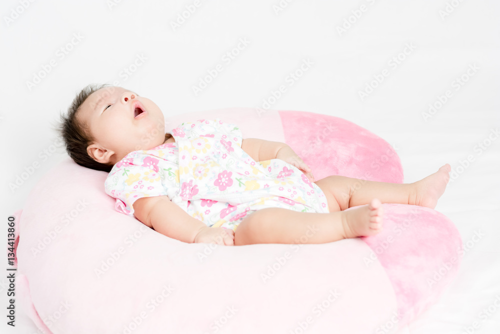 Portrait of adorable baby girl. Portrait of adorable baby girl.