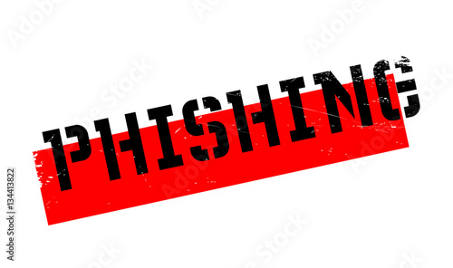 Phishing rubber stamp. Grunge design with dust scratches. Effects can be easily removed for a clean, crisp look. Color is easily changed.