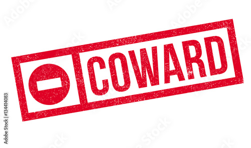 Coward rubber stamp