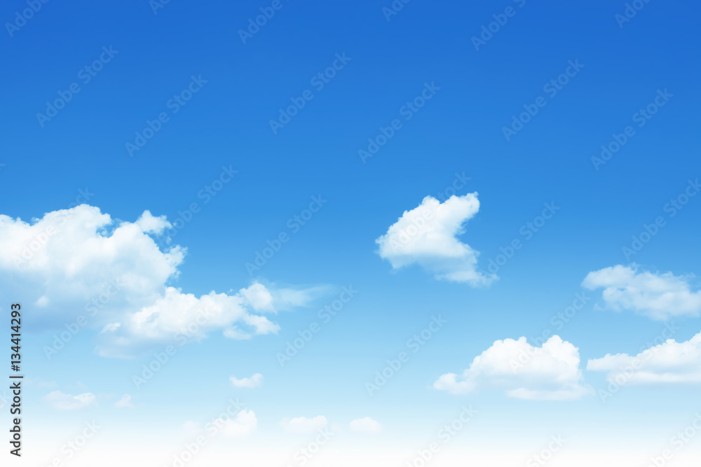 Blue sky with clouds. Blue sky with clouds.