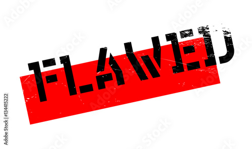 Flawed rubber stamp