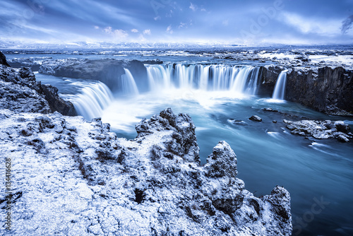 Godafoss waterfall in Iceland