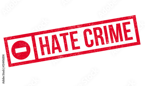 Hate Crime rubber stamp