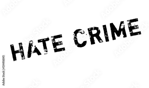 Hate Crime rubber stamp